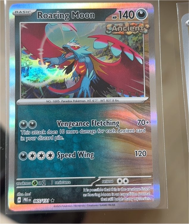2025 Pokémon #065 Roaring Moon — front