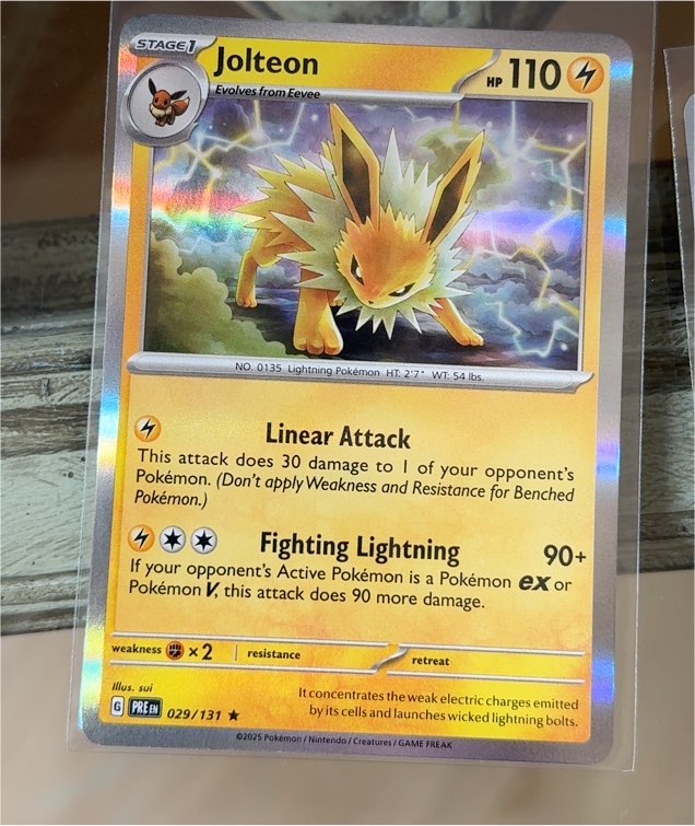 2025 Pokémon #029 Jolteon — front