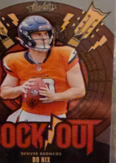2024 Panini Absolute Rock Out #RO-BNX Bo Nix — front