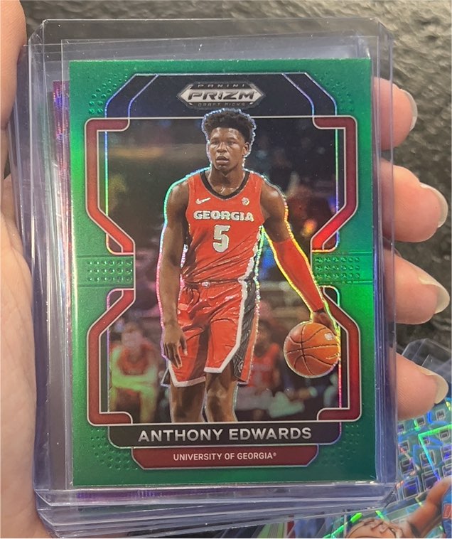 2022 Panini Prizm Draft Picks #3 Anthony Edwards — front