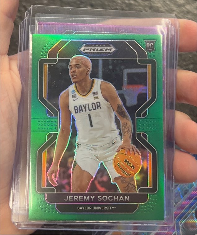 2022 Panini Prizm Draft Picks #61 Jeremy Sochan — front