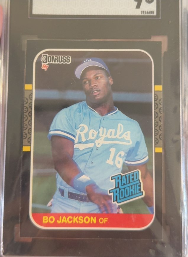 1987 Donruss #35 Bo Jackson — front