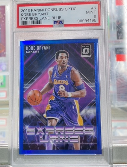 2018 Panini Donruss Optic #5 Kobe Bryant Express Lane Blue — front