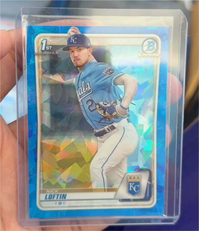 2020 Bowman Chrome Draft Sapphire Edition #BD-14 Nick Loftin — front