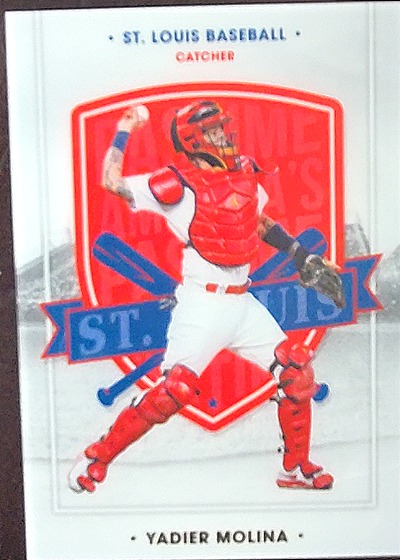 2021 Panini Chronicles America's Pastime #63 Yadier Molina — front