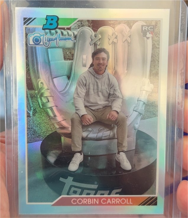 2023 Bowman's Best #92RJ-1 Corbin Carroll 1992 Bowman by Randy Johnson — front