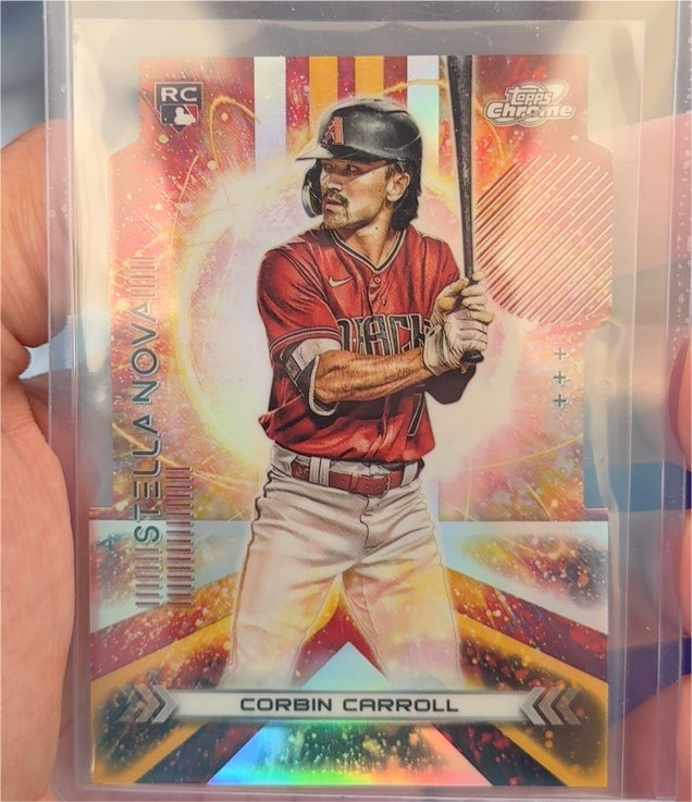 2023 Topps Chrome Cosmic Chrome Stella Nova #STN-7 Corbin Carroll — front