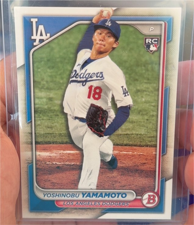 2024 Bowman #36 Yoshinobu Yamamoto RC — front