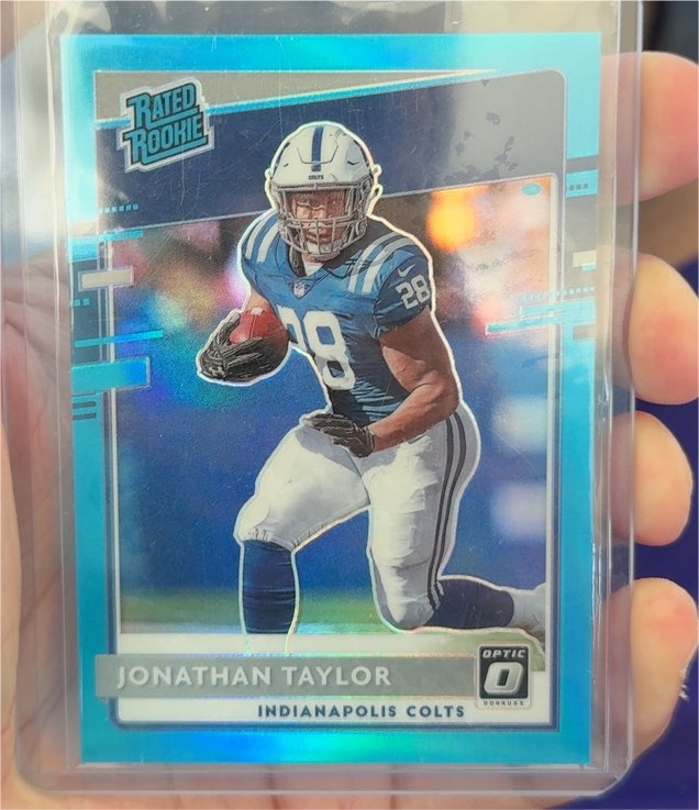 2020 Donruss Optic #167 Jonathan Taylor — front