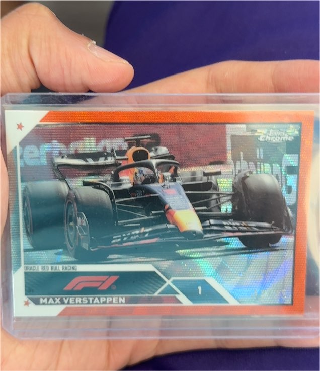 2023 Topps Chrome Formula 1 #1 Max Verstappen — front