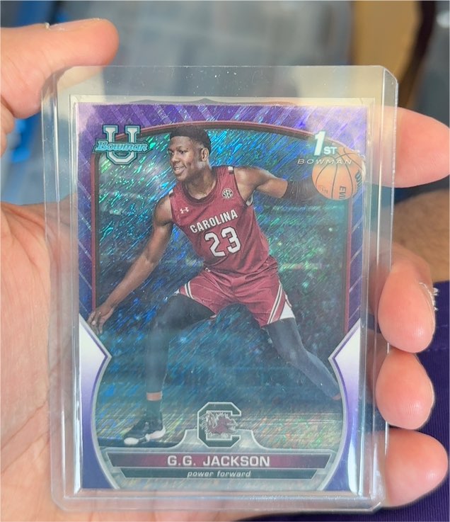 2022 Bowman University Chrome #34 G.G. Jackson — front
