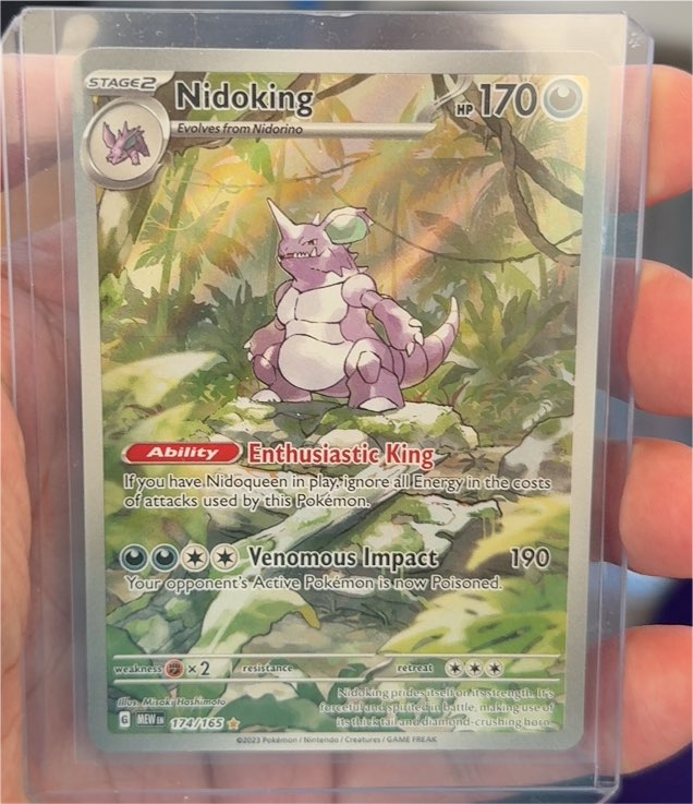 2023 Pokémon Scarlet & Violet 151 #174 Nidoking — front