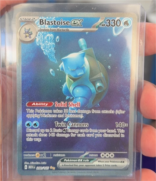 2023 Pokémon 151 #200 Blastoise ex — front