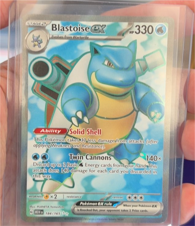 2023 Pokémon Scarlet & Violet 151 #184 Blastoise ex — front