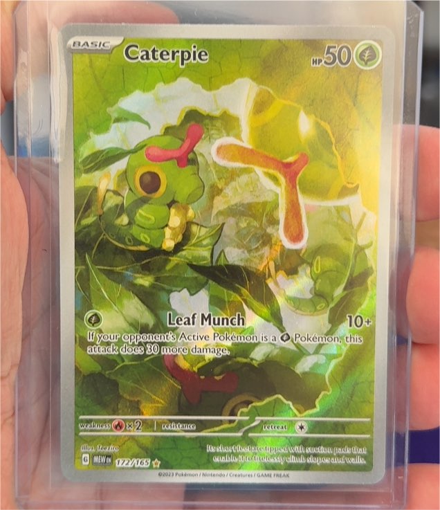 2023 Pokémon Scarlet & Violet 151 #172/165 Caterpie — front