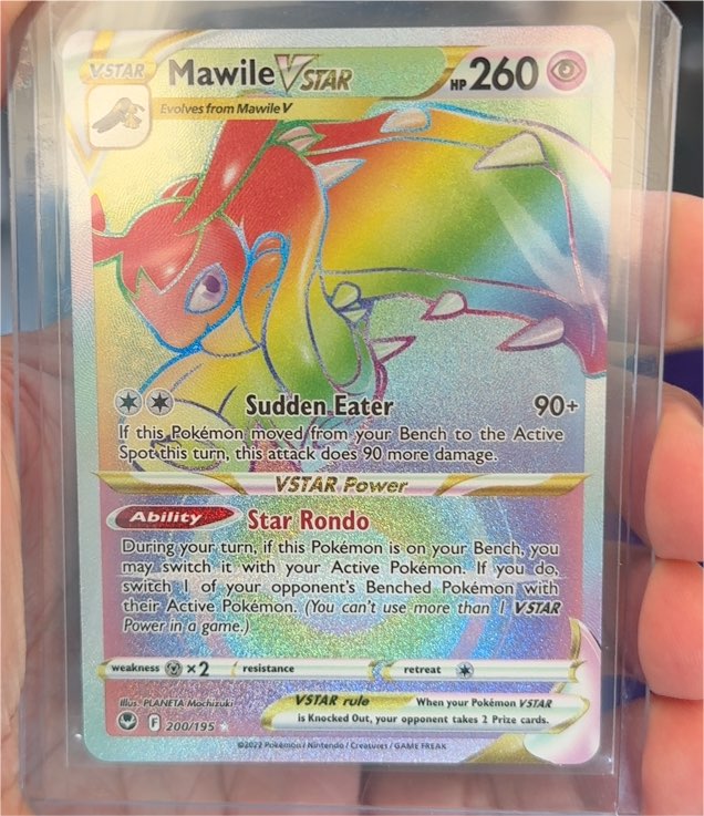 2022 Pokémon TCG Silver Tempest #200/195 Mawile VSTAR — front