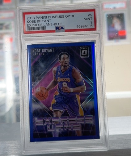 2018 Panini Donruss Optic #5 Kobe Bryant Express Lane Blue — front