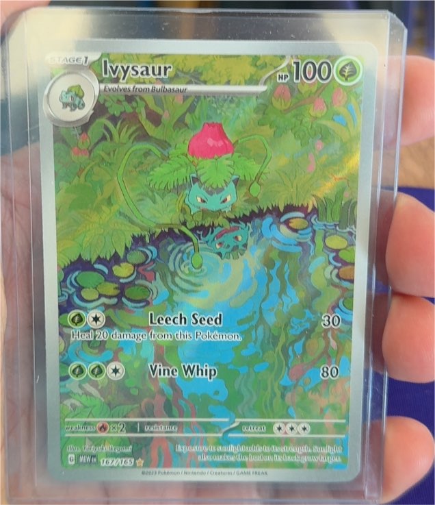2023 Pokémon Scarlet & Violet 151 #167/165 Ivysaur Illustration Rare — front