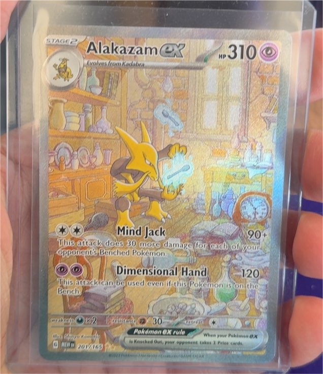2023 Pokémon Scarlet & Violet 151 #201/165 Alakazam ex — front