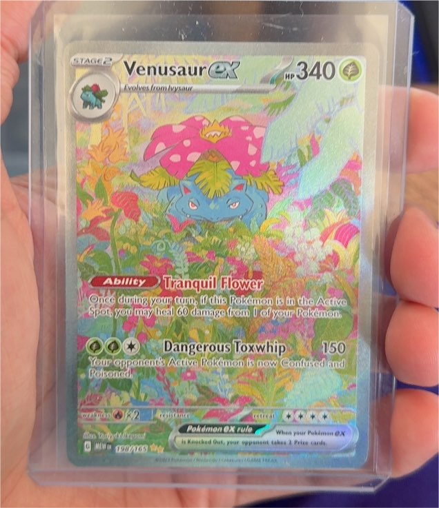 2023 Pokémon Scarlet & Violet 151 #198 Venusaur EX Special Illustration Rare — front