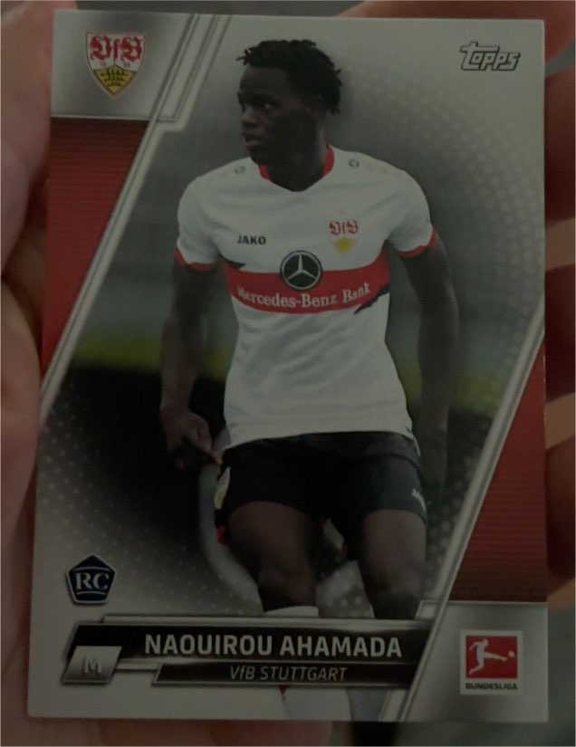 2021-22 Topps Bundesliga #168 Naouirou Ahamada — front