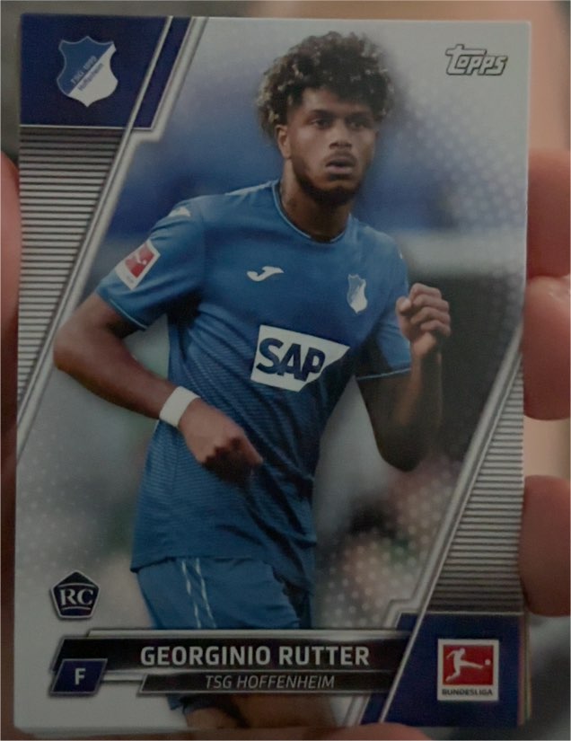 2021-22 Topps Chrome Bundesliga #53 Georginio Rutter — front