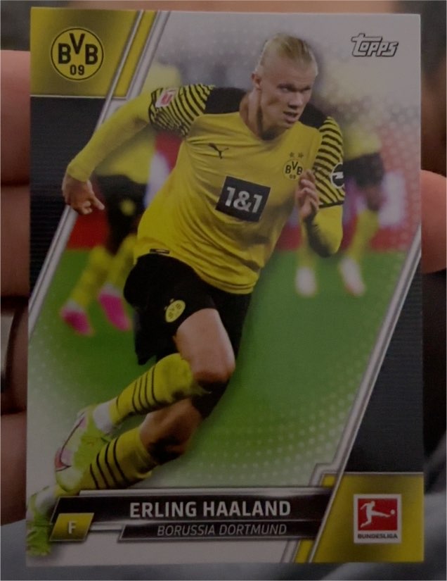 2021-22 Topps Bundesliga #53 Erling Haaland — front