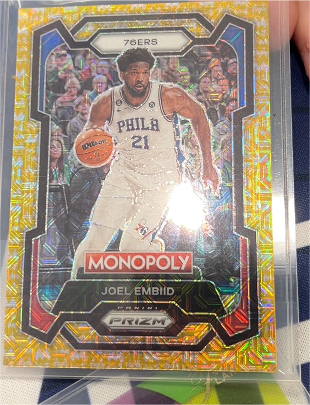 2023-24 Panini Prizm Monopoly Joel Embiid — front