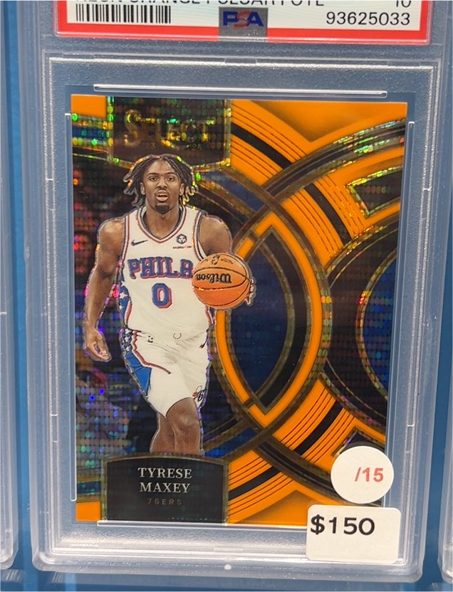 2023-24 Panini Select Premier Level #157 Tyrese Maxey — front