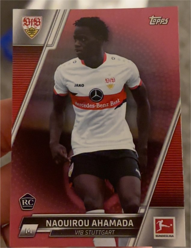 2021-22 Topps Bundesliga #168 Naouirou Ahamada — front
