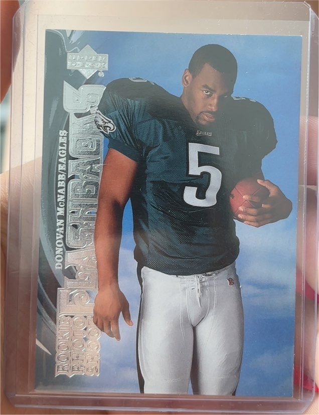 2007 Upper Deck Rookie Exclusive Photo Shoot Flashback #RPS9 Donovan McNabb — front