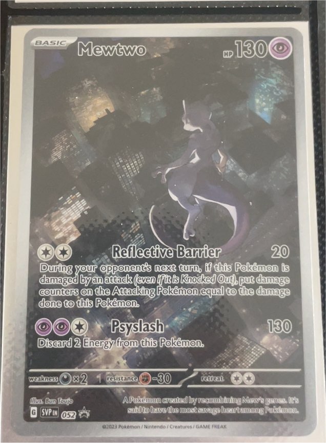 2023 Pokémon SVP #052 Mewtwo — front