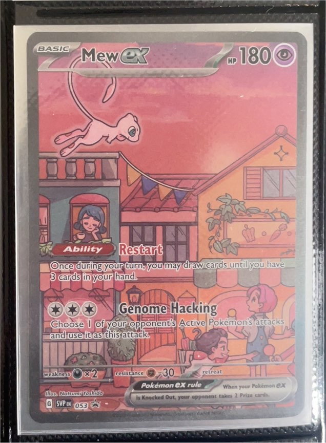 2023 Pokémon Scarlet & Violet Promo #053 Mew ex — front