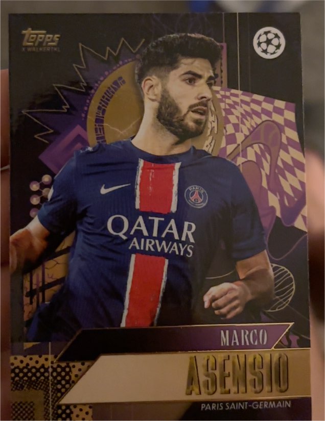2024 Topps x Walkertkl Champions League Marco Asensio — front