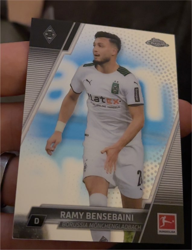 2021-22 Topps Chrome Bundesliga #79 Ramy Bensebaini — front