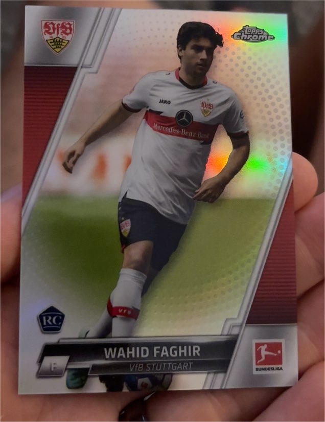 2021-22 Topps Chrome Bundesliga #93 Wahid Faghir — front