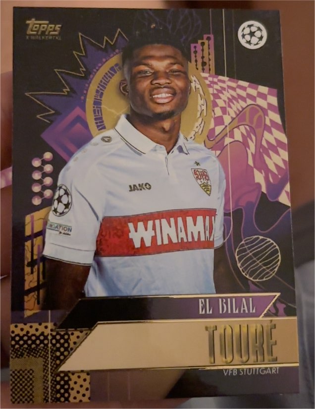 2024 Topps x Walkertkl Champions League #El Bilal Toure — front