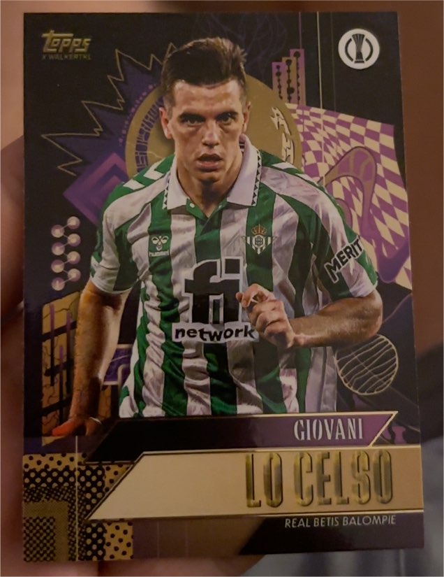 2024 Topps x Walkertkl Champions League Giovanni Lo Celso — front