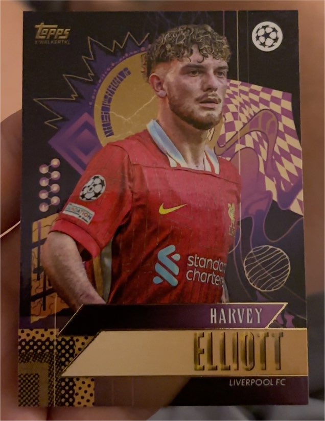 2024 Topps x Walkertkl Champions League Harvey Elliott — front