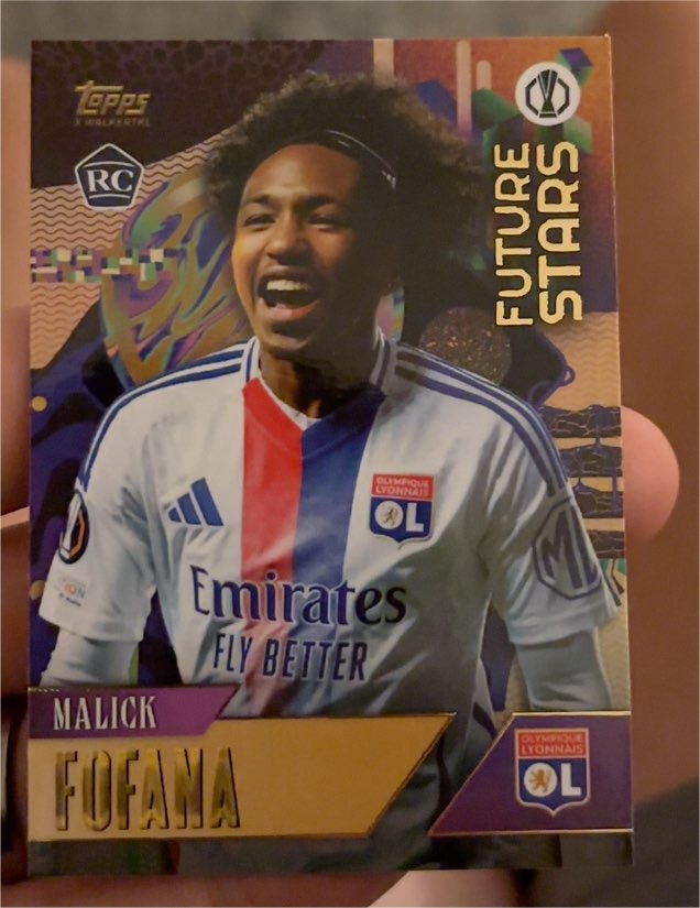 2024 Topps x Walkertkl Champions League #No. Malick Fofana Rookie Future Stars — front