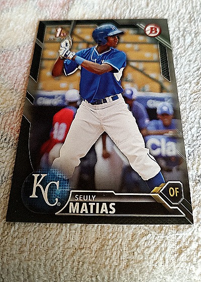 2016 Bowman #BP15 Seuly Matias — front