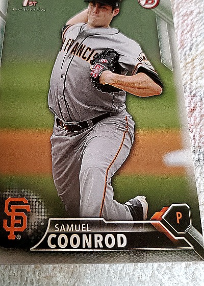 2016 Bowman #P Samuel Coonrod — front
