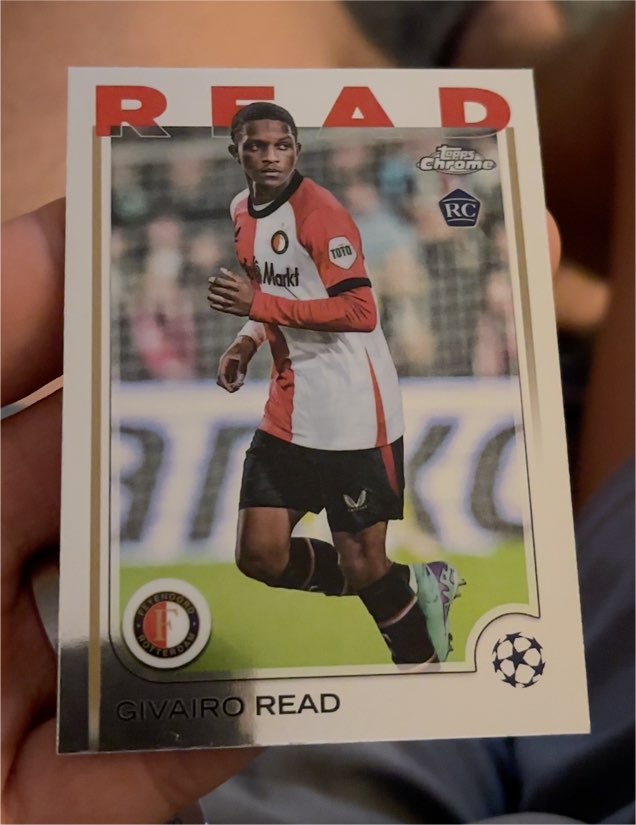 2024-25 Topps Chrome UEFA Club Competitions #138 Givairo Read — front