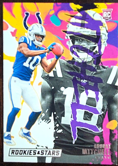 2024 Panini Rookies & Stars #RE-AML Adonai Mitchell Rookie Exclusive — front