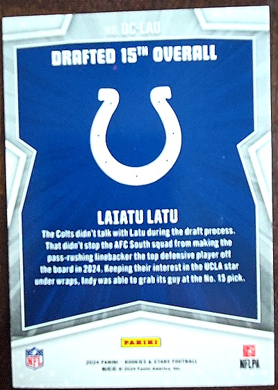 2024 Panini Rookies & Stars Rookie Rush #DC-LAU Trey Benson — front