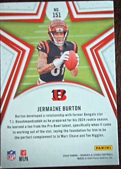 2024 Panini Rookies & Stars #151 Jermaine Burton — front