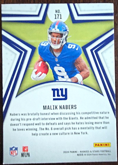 2024 Panini Rookies & Stars #171 Malik Nabers — front