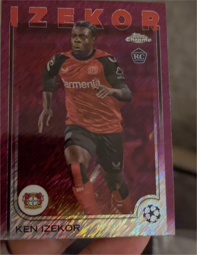 2024-25 Topps Chrome UEFA Club Competitions #75 Ken Izekor — front