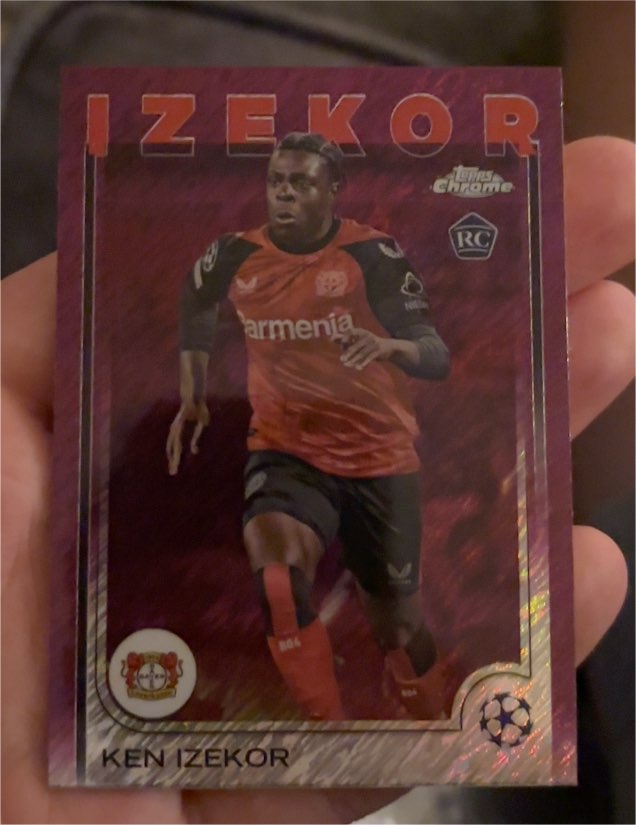 2024-25 Topps Chrome UEFA Club Championship #75 Ken Izekor — front