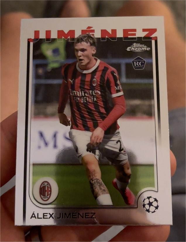 2024-25 Topps Chrome UEFA #73 Álex Jiménez — front